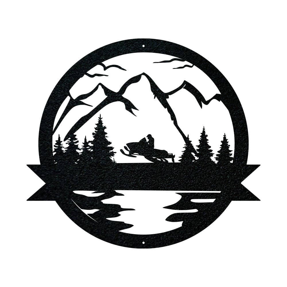 Great Outdoor Snowmobile Monogram