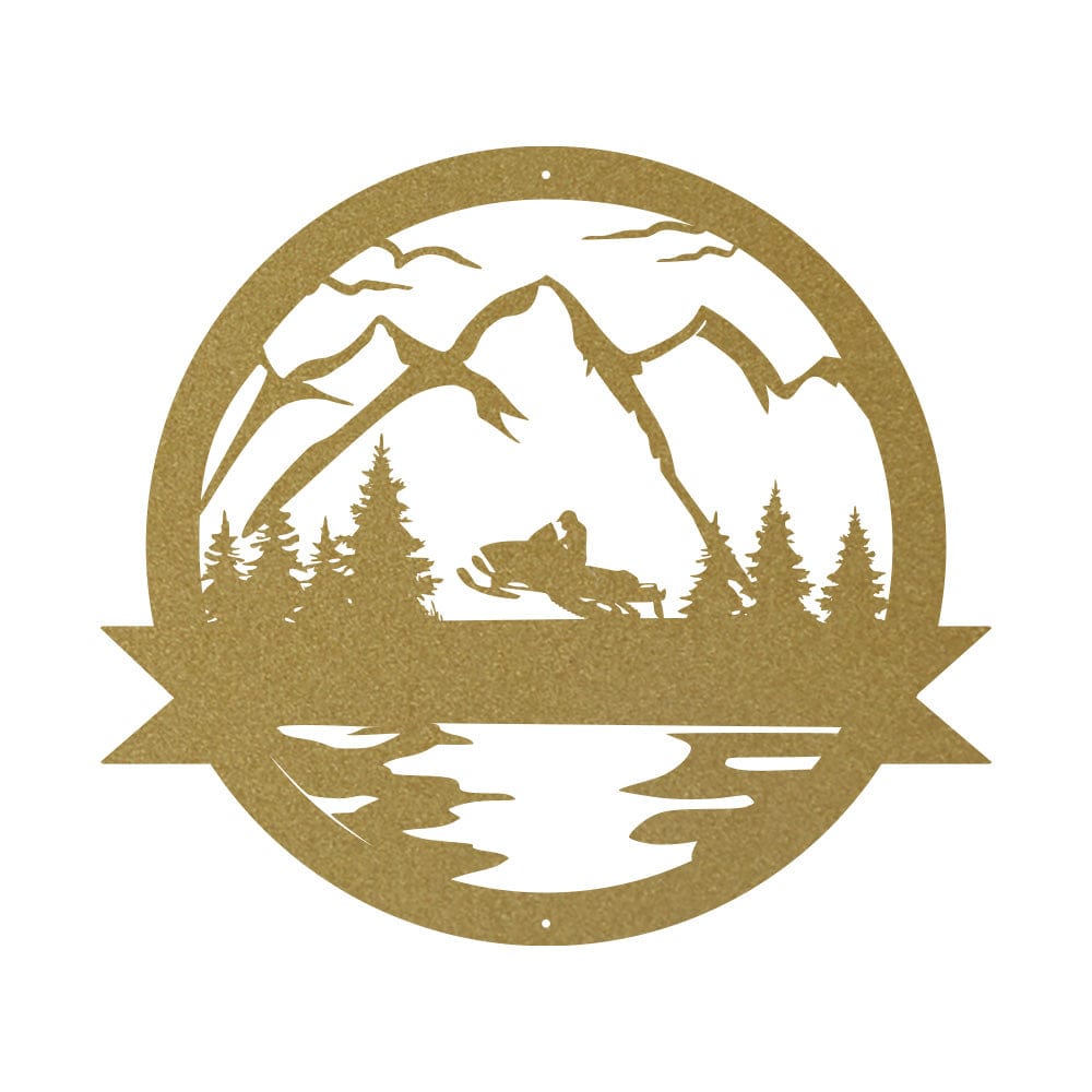 Great Outdoor Snowmobile Monogram