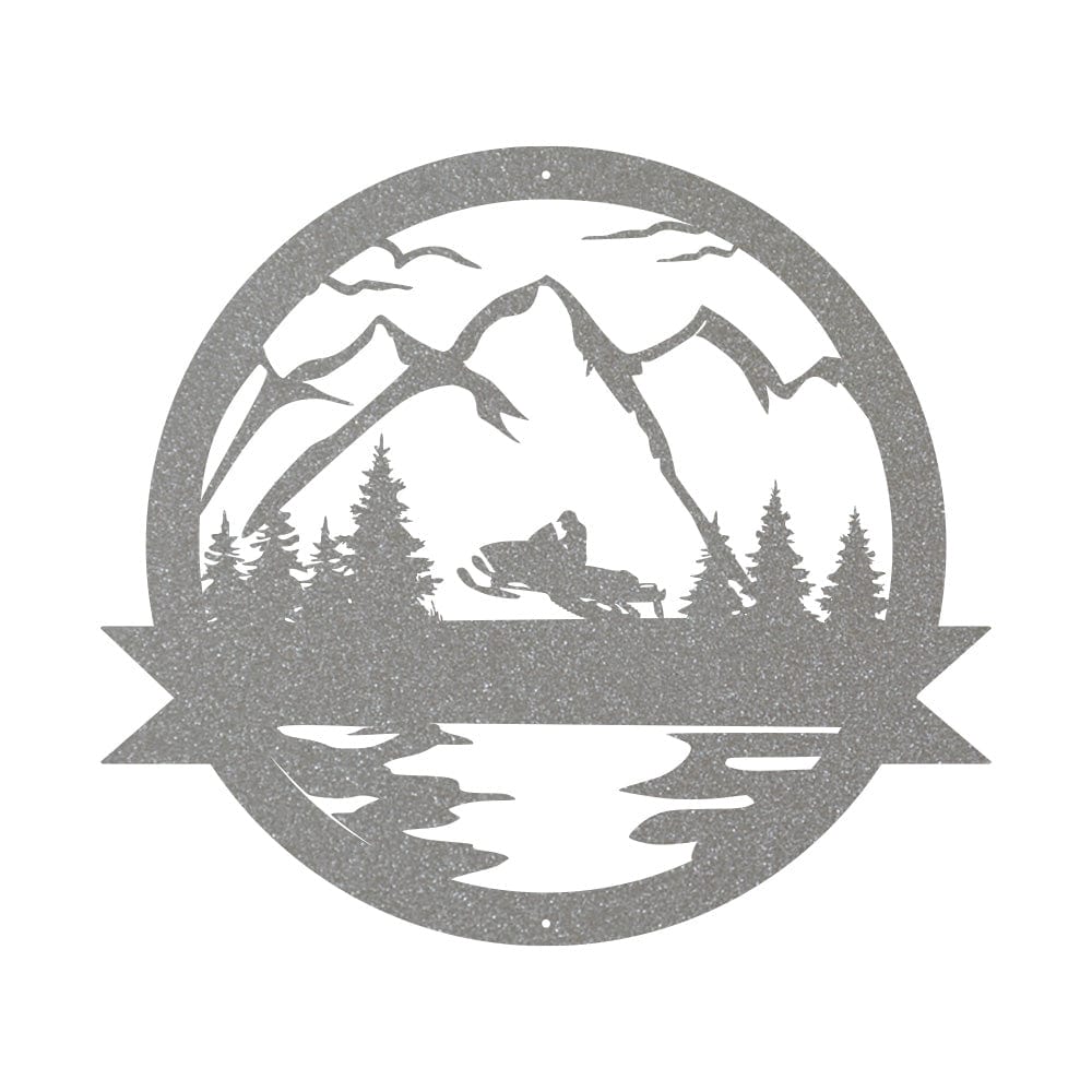 Great Outdoor Snowmobile Monogram